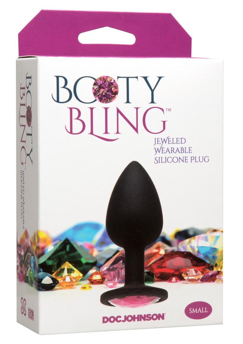 Booty Bling Jeweled Silicone Anal Plug - True Pleasures