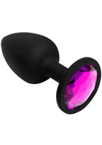 Booty Bling Jeweled Silicone Anal Plug - True Pleasures