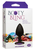 Booty Bling Jeweled Silicone Anal Plug - True Pleasures