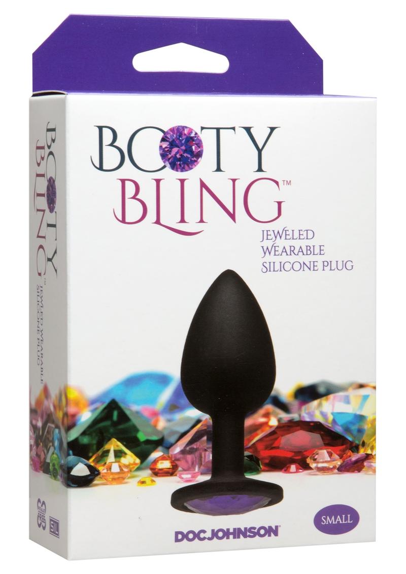 Booty Bling Jeweled Silicone Anal Plug - True Pleasures