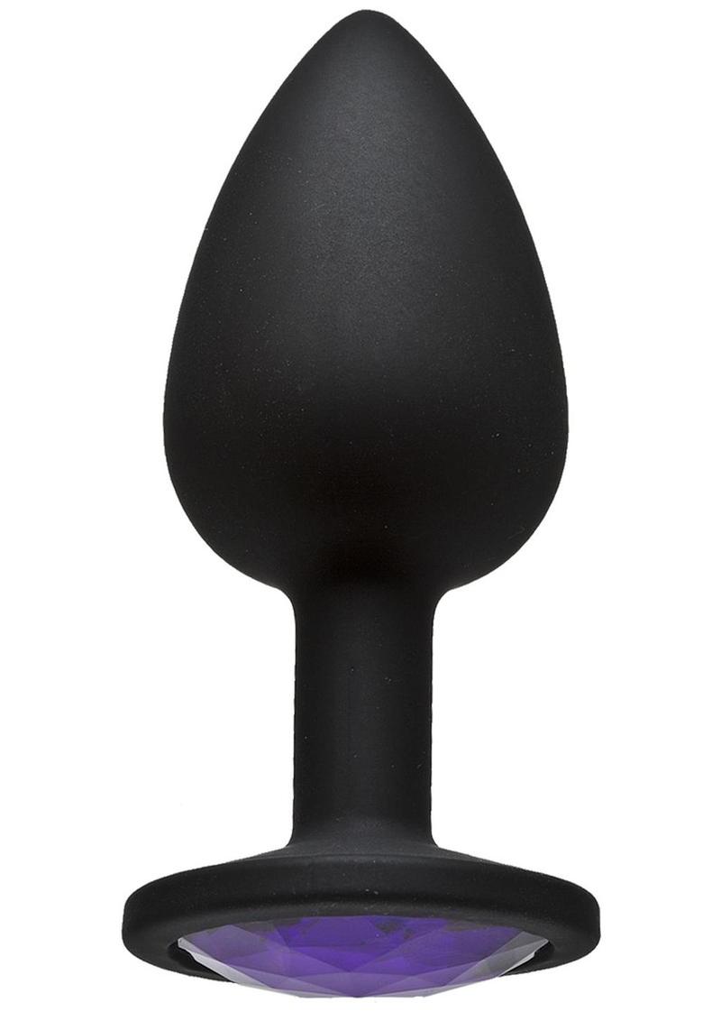 Booty Bling Jeweled Silicone Anal Plug - True Pleasures