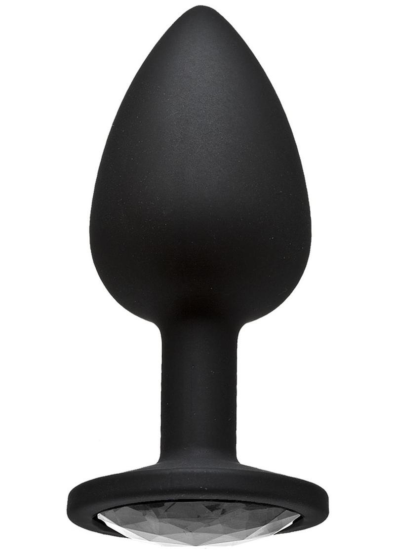 Booty Bling Jeweled Silicone Anal Plug - True Pleasures