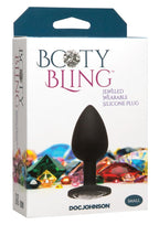Booty Bling Jeweled Silicone Anal Plug - True Pleasures