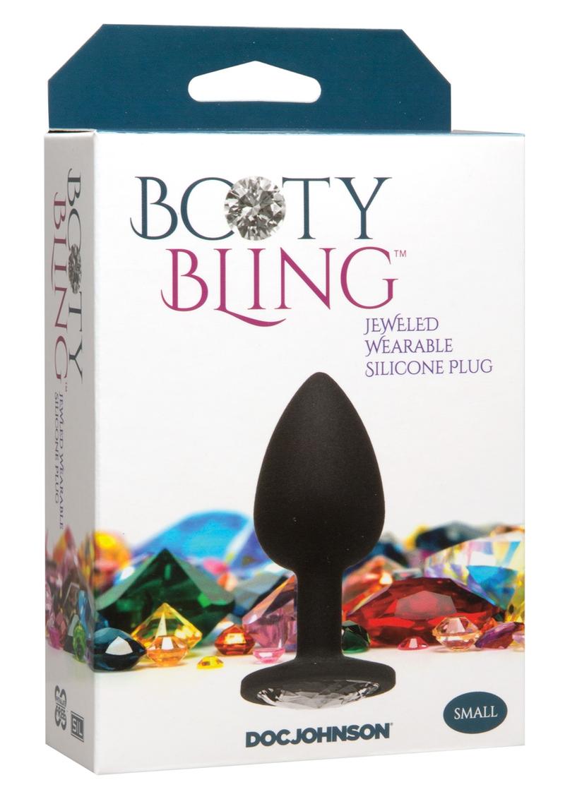 Booty Bling Jeweled Silicone Anal Plug - True Pleasures