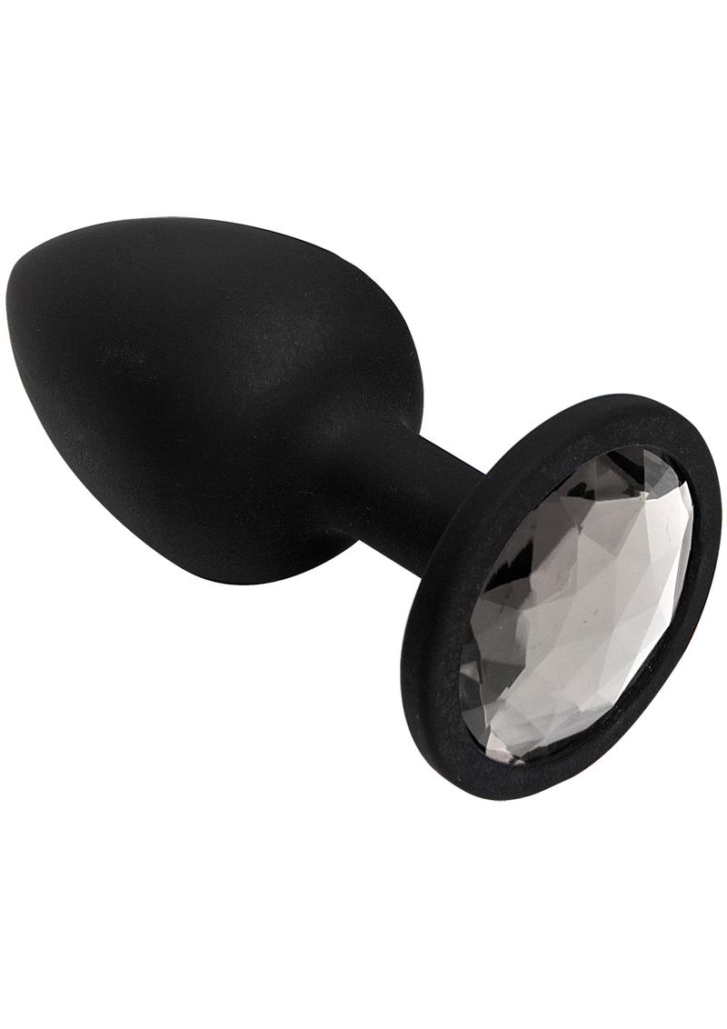 Booty Bling Jeweled Silicone Anal Plug - True Pleasures