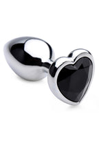 Booty Sparks Gemstones Black Heart Anal Plug - True Pleasures