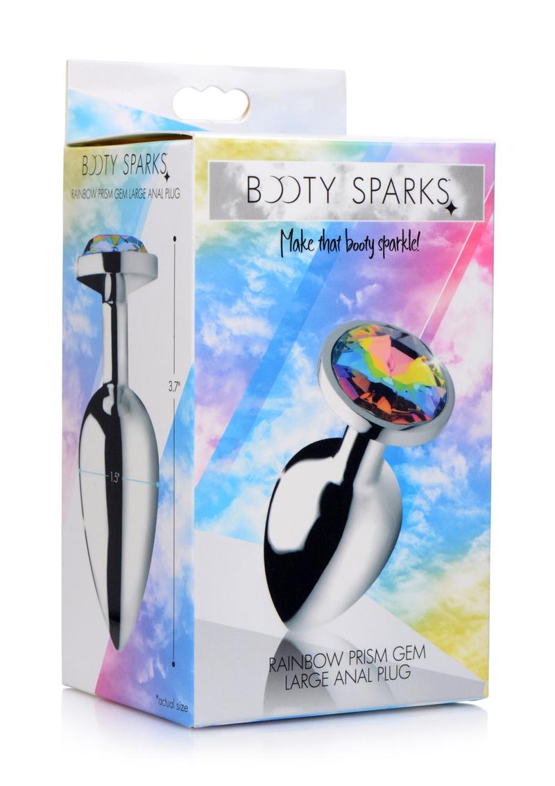 Booty Sparks Rainbow Prism Gem Anal Plug - True Pleasures
