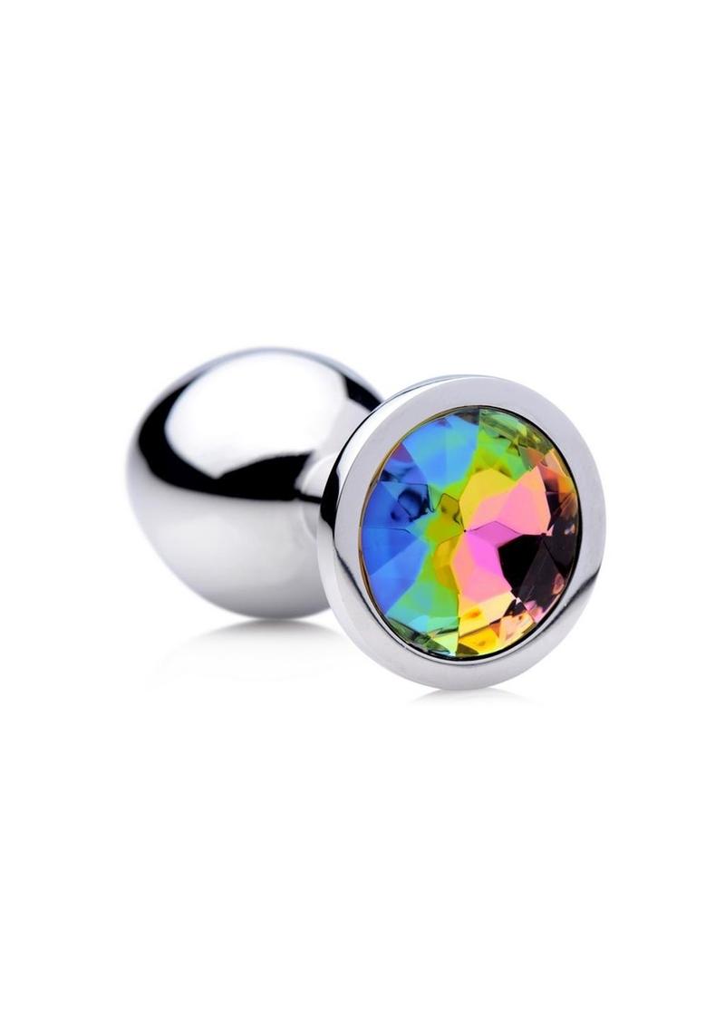 Booty Sparks Rainbow Prism Gem Anal Plug - True Pleasures
