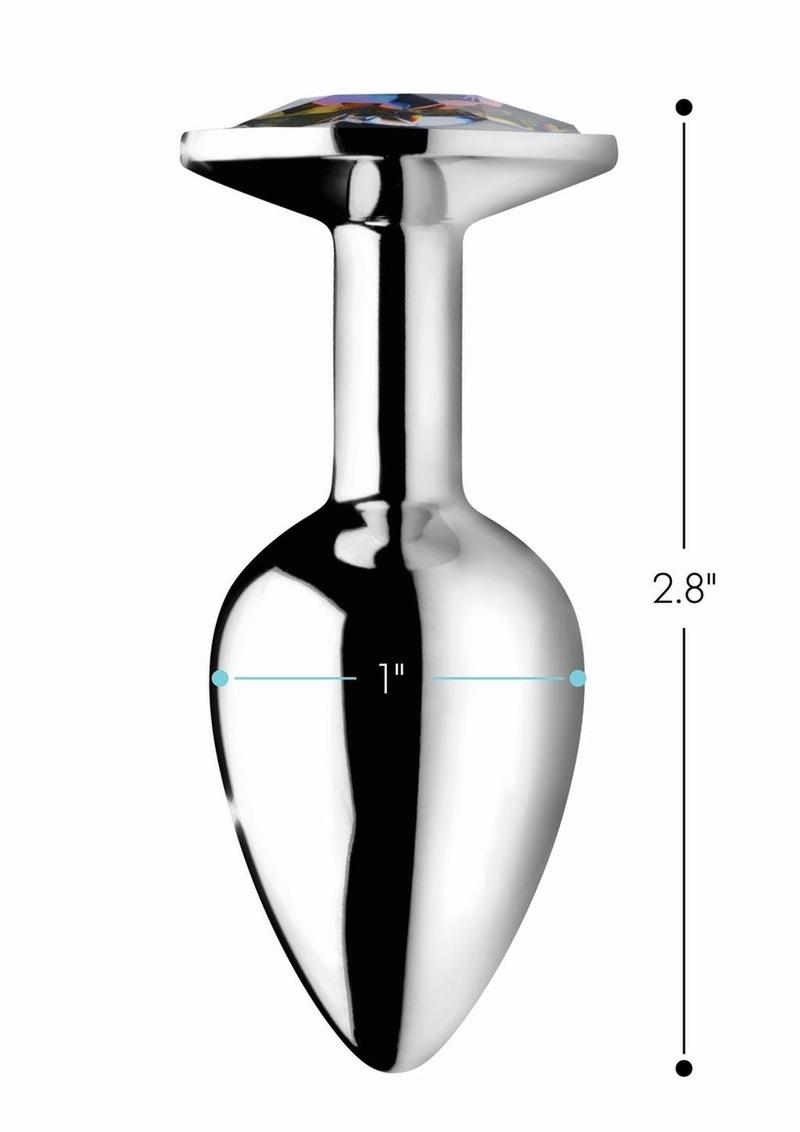 Booty Sparks Rainbow Prism Gem Anal Plug - True Pleasures