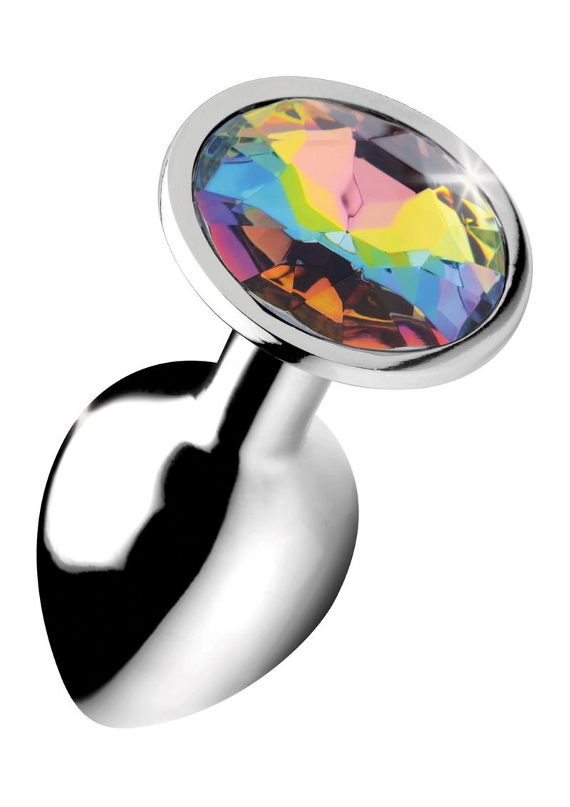 Booty Sparks Rainbow Prism Gem Anal Plug - True Pleasures