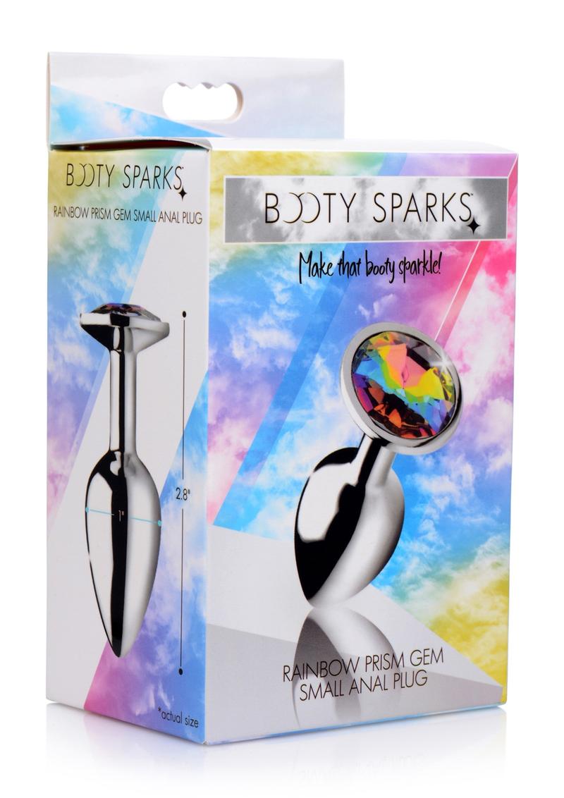 Booty Sparks Rainbow Prism Gem Anal Plug - True Pleasures