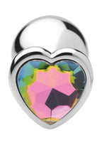 Booty Sparks Rainbow Prism Heart Anal Plug - True Pleasures