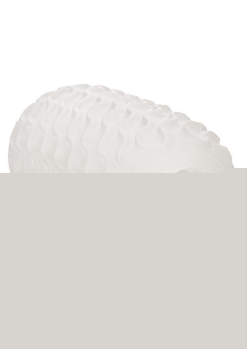Boundless Reversible Ribbed Stroker - White