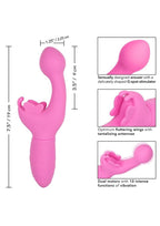 Butterfly Kiss Rechargeable Silicone Dual Vibrator - True Pleasures