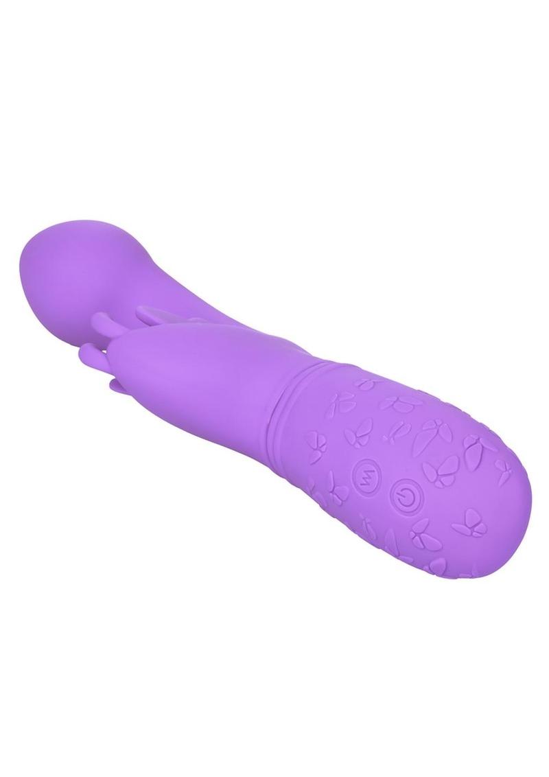 Butterfly Kiss Rechargeable Silicone Dual Vibrator - True Pleasures