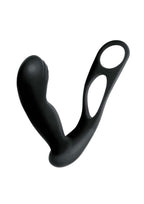 Butts Up Rechargeable Silicone Prostate Massager with Scrotum and Cock Ring - True Pleasures