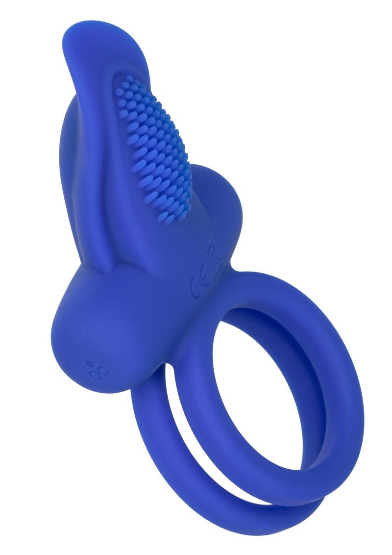 Calexotics Silicone Rechargeable Dual Pleasure Enhancer Cock Ring - True Pleasures