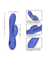 California Dreaming Beverly Hills Bunny Silicone USB Rechargeable Multifunction Waterproof - True Pleasures