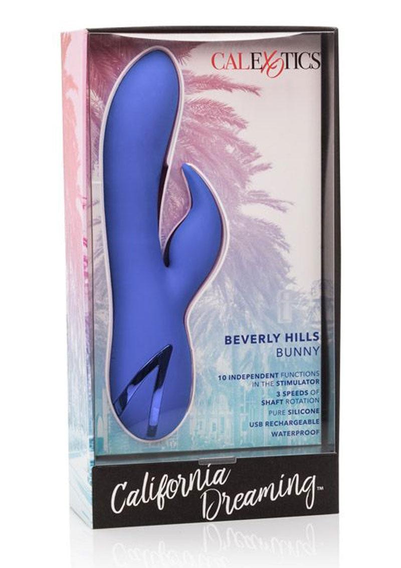 California Dreaming Beverly Hills Bunny Silicone USB Rechargeable Multifunction Waterproof - True Pleasures