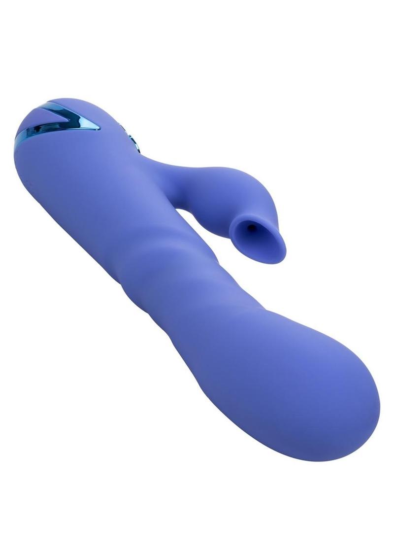 California Dreaming L.a. Love Rechargeable Silicone Vibrator with Clitoral Stimulator - True Pleasures