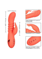California Dreaming Orange County Cutie Rechargeable Silicone Vibrator - True Pleasures