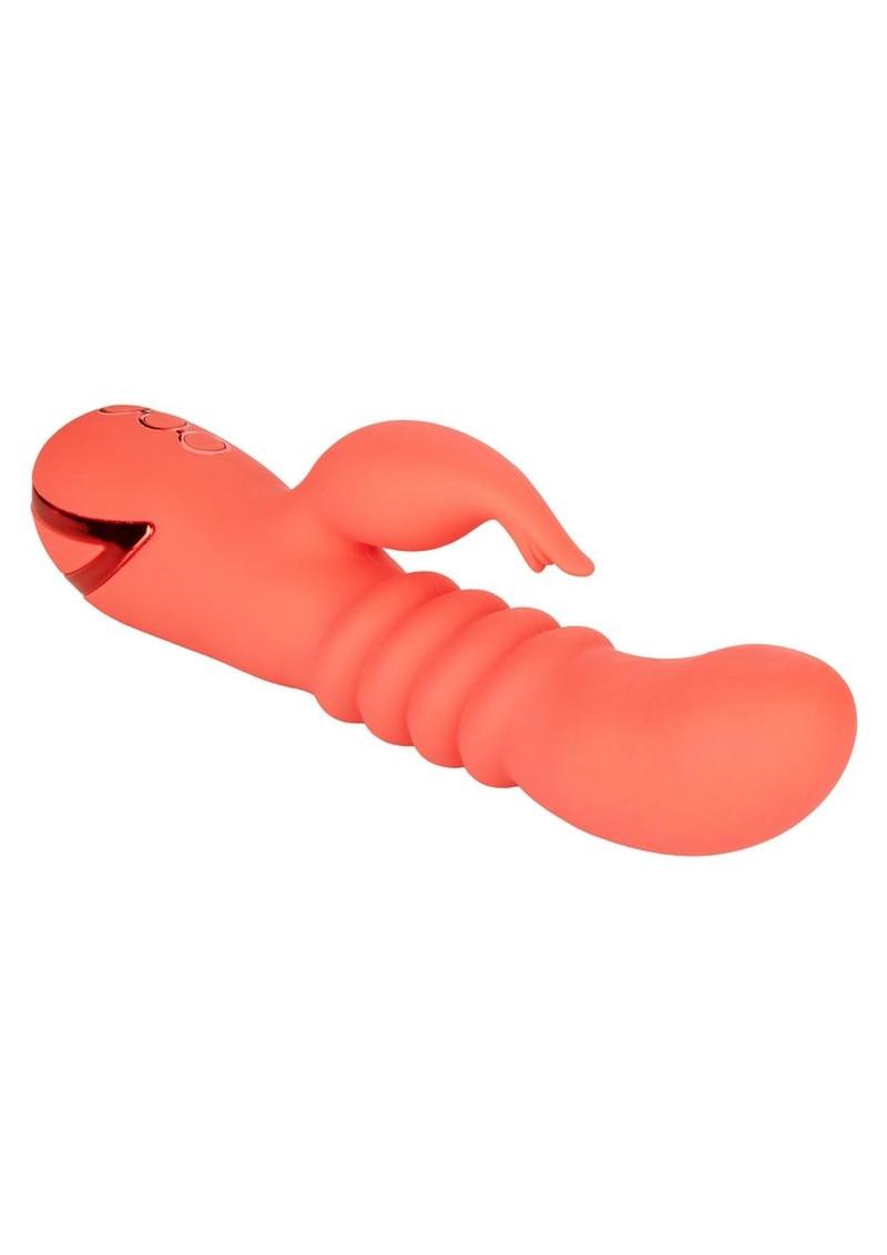California Dreaming Orange County Cutie Rechargeable Silicone Vibrator - True Pleasures