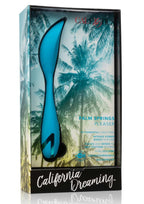 California Dreaming Palm Springs Pleaser Rechargeable Silicone Contoured Vibrator - True Pleasures