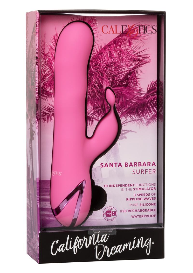 California Dreaming Santa Barbara Surfer Silicone Rechargeable Rabbit Vibrator - True Pleasures