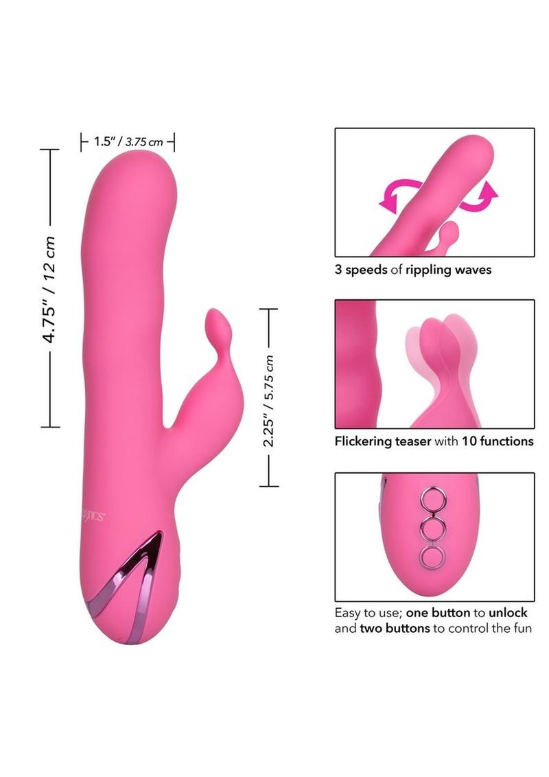 California Dreaming Santa Barbara Surfer Silicone Rechargeable Rabbit Vibrator - True Pleasures