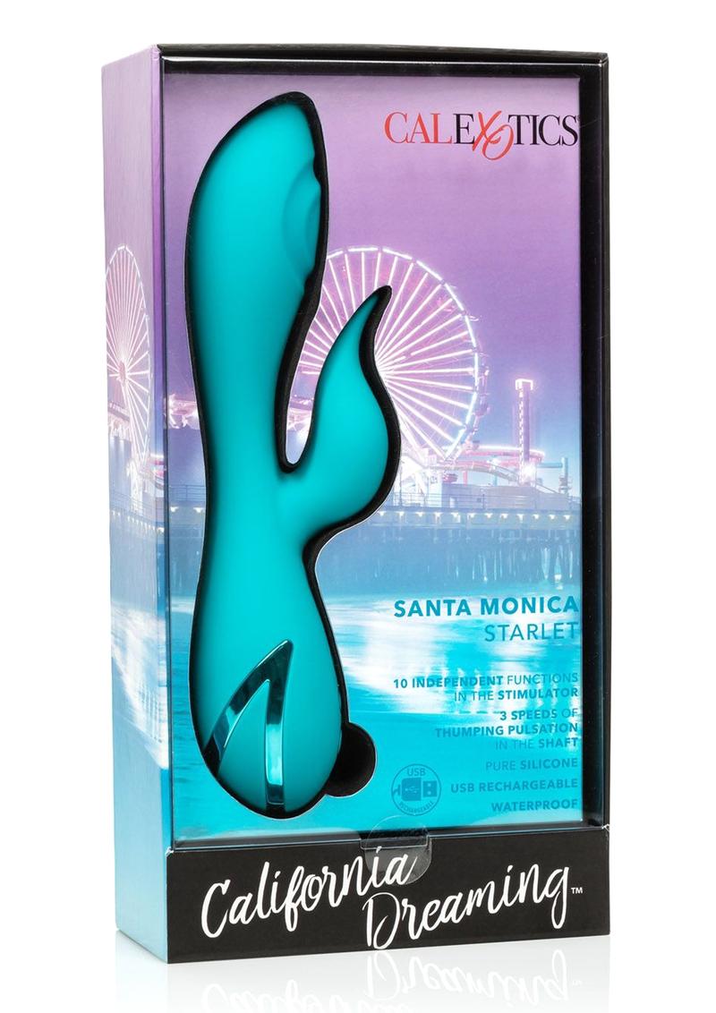 California Dreaming Santa Monica Starlet Rechargeable Silicone Thumping Vibrator - True Pleasures