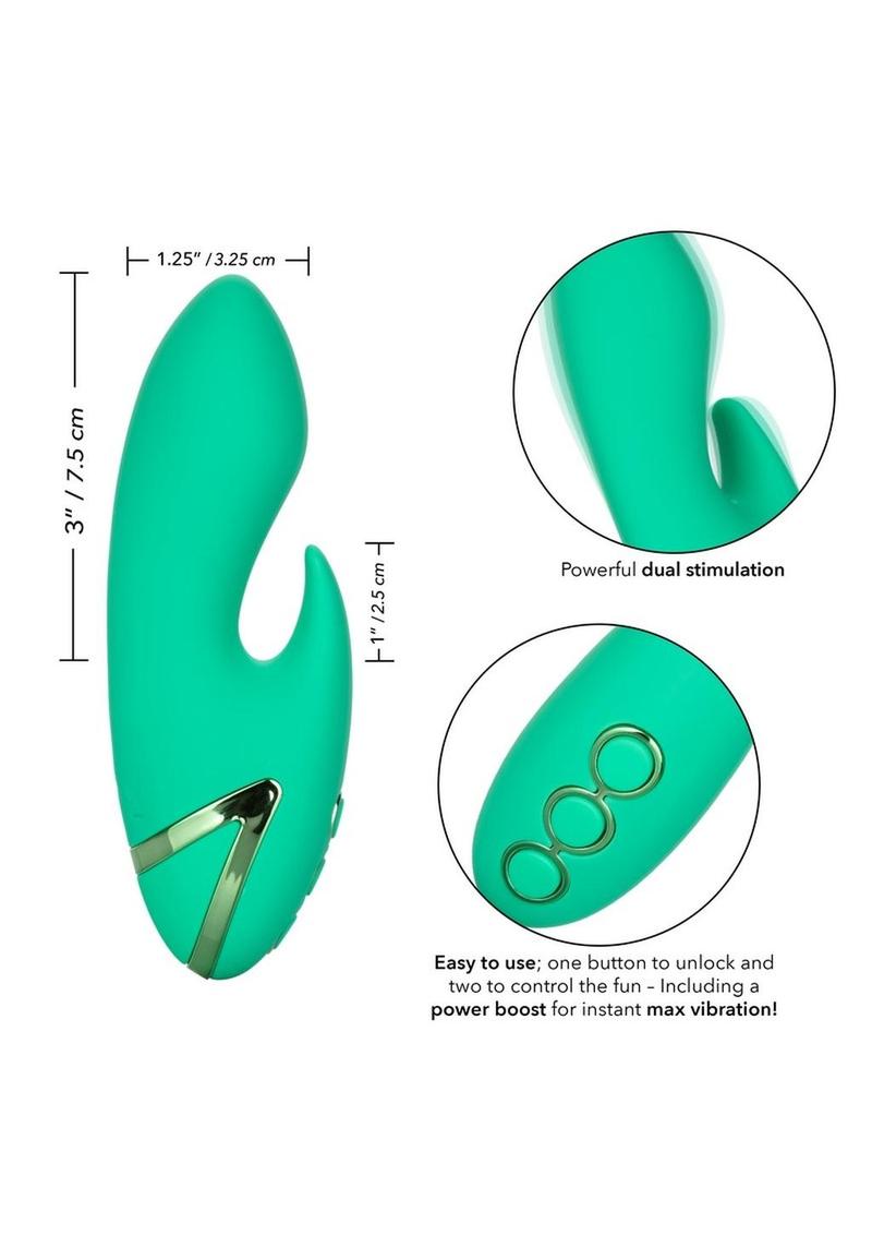 California Dreaming Sierra Sensation Rechargeable Silicone Compact Vibrator - True Pleasures