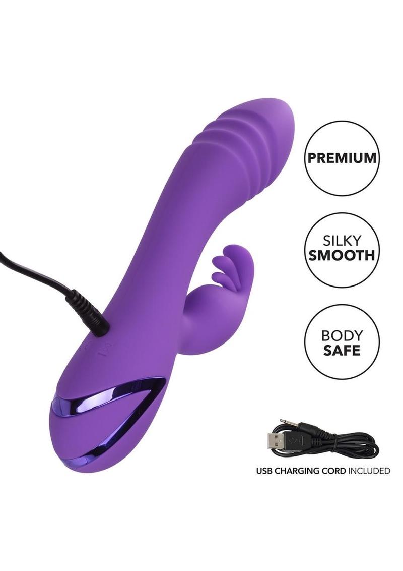 California Dreaming West Coast Wave Rider Silicone Rechargeable Rabbit Vibrator - True Pleasures