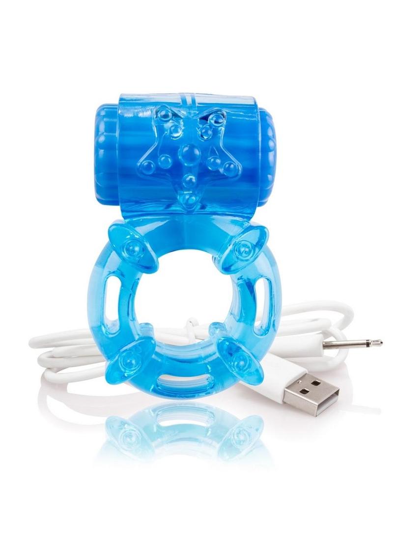 Charged Bigo Rechargeable Waterproof Vibrating Cock Ring - True Pleasures