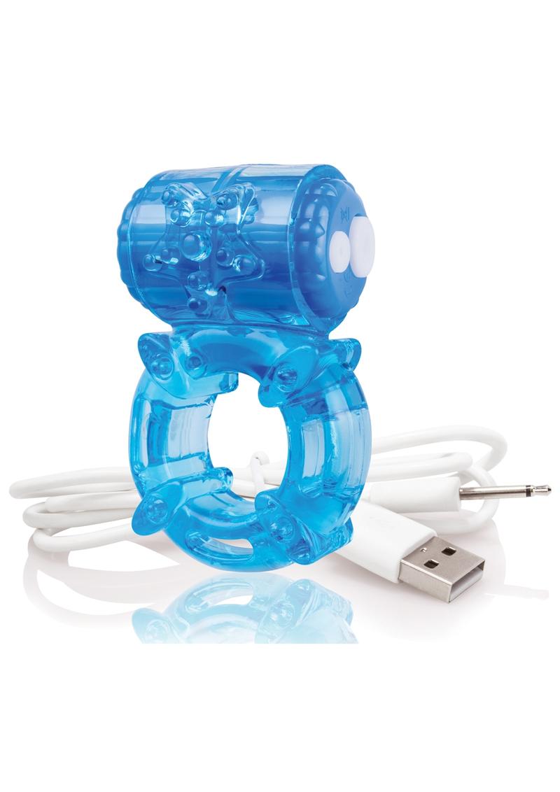 Charged Bigo Rechargeable Waterproof Vibrating Cock Ring - True Pleasures
