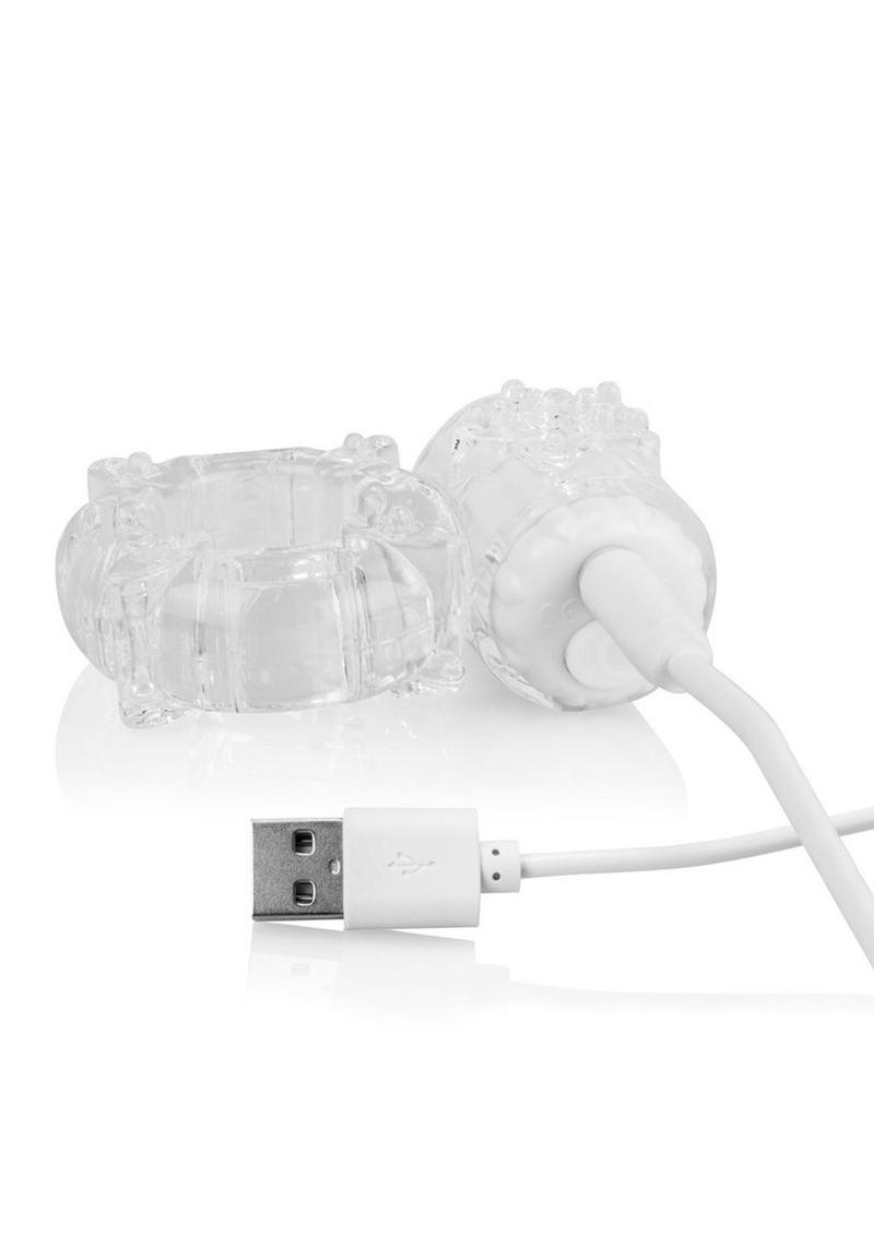 Charged Bigo Rechargeable Waterproof Vibrating Cock Ring - True Pleasures