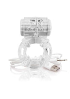 Charged Bigo Rechargeable Waterproof Vibrating Cock Ring - True Pleasures