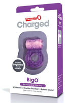 Charged Bigo Rechargeable Waterproof Vibrating Cock Ring - True Pleasures