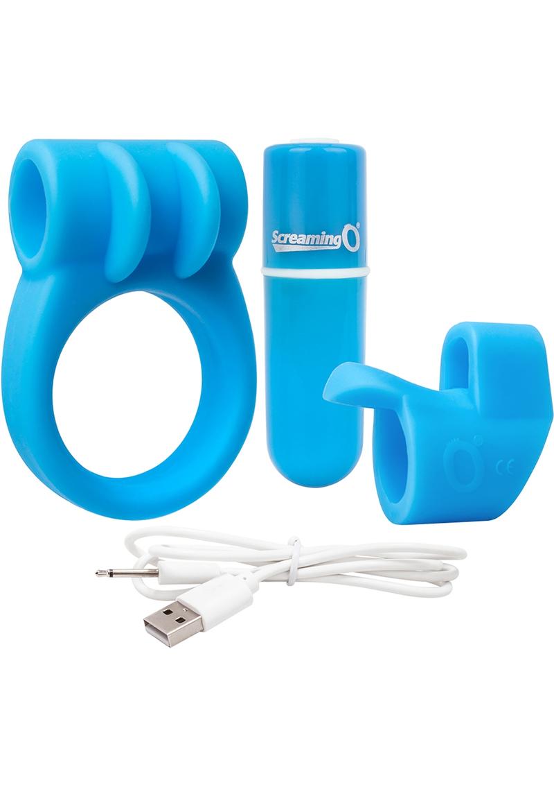 Charged Combo USB Rechargeable Silicone Kit #1 Waterproof - True Pleasures