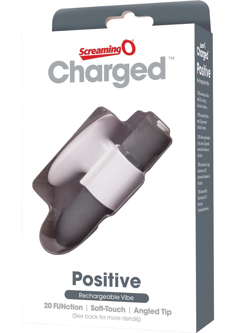 Charged Positive Rechargeable Waterproof Vibrator - True Pleasures