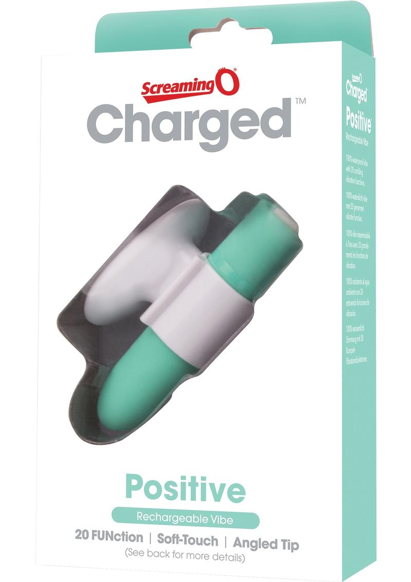 Charged Positive Rechargeable Waterproof Vibrator - True Pleasures