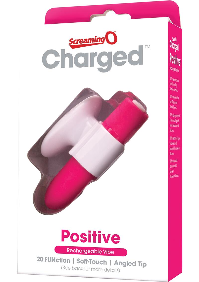 Charged Positive Rechargeable Waterproof Vibrator - True Pleasures