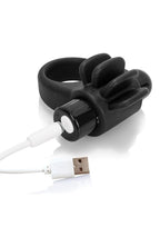 Charged Skooch Rechargeable Vibrating Silicone Cock Ring Waterproof - True Pleasures