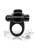 Charged Skooch Rechargeable Vibrating Silicone Cock Ring Waterproof - True Pleasures