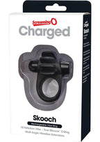 Charged Skooch Rechargeable Vibrating Silicone Cock Ring Waterproof - True Pleasures