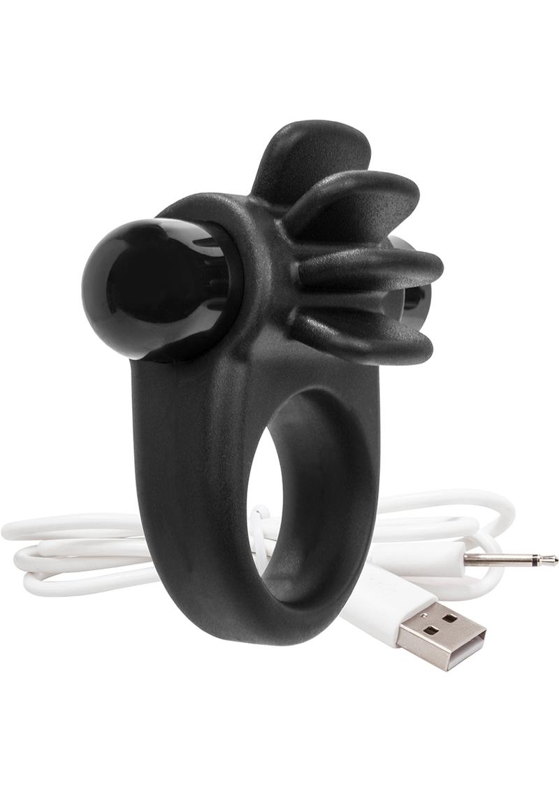 Charged Skooch Rechargeable Vibrating Silicone Cock Ring Waterproof - True Pleasures