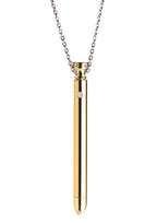 Charmed Rechargeable Stainless Steel 7x Vibrating Necklace - True Pleasures