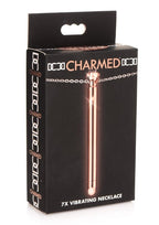 Charmed Rechargeable Stainless Steel 7x Vibrating Necklace