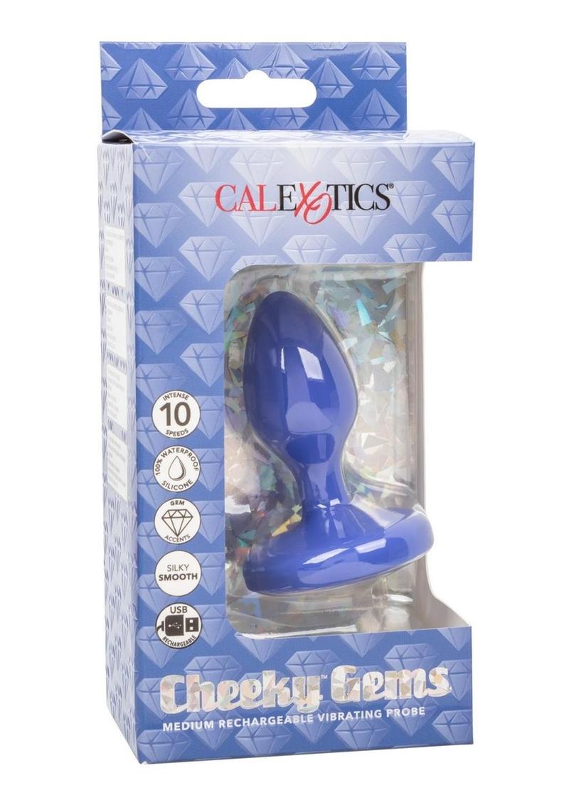 Cheeky Gems Rechargeable Silicone Vibrating Probe - True Pleasures