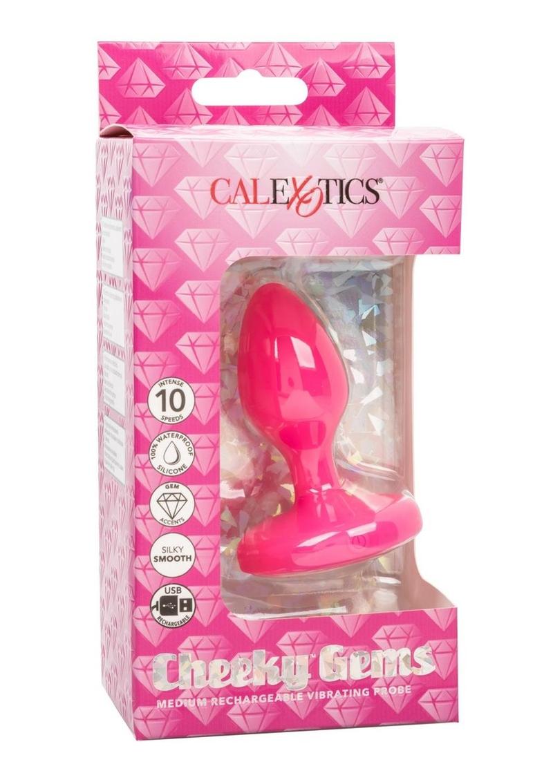 Cheeky Gems Rechargeable Silicone Vibrating Probe - True Pleasures