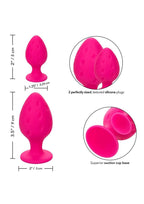 Cheeky Silicone Textured Anal Plugs - True Pleasures